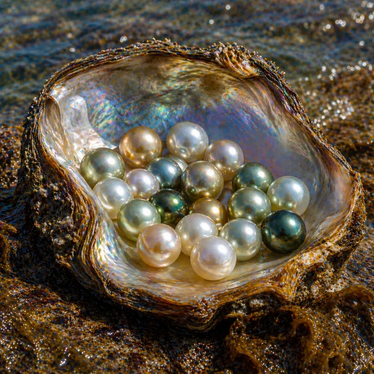 Australian South Sea Pearls (Pinctada maxima)